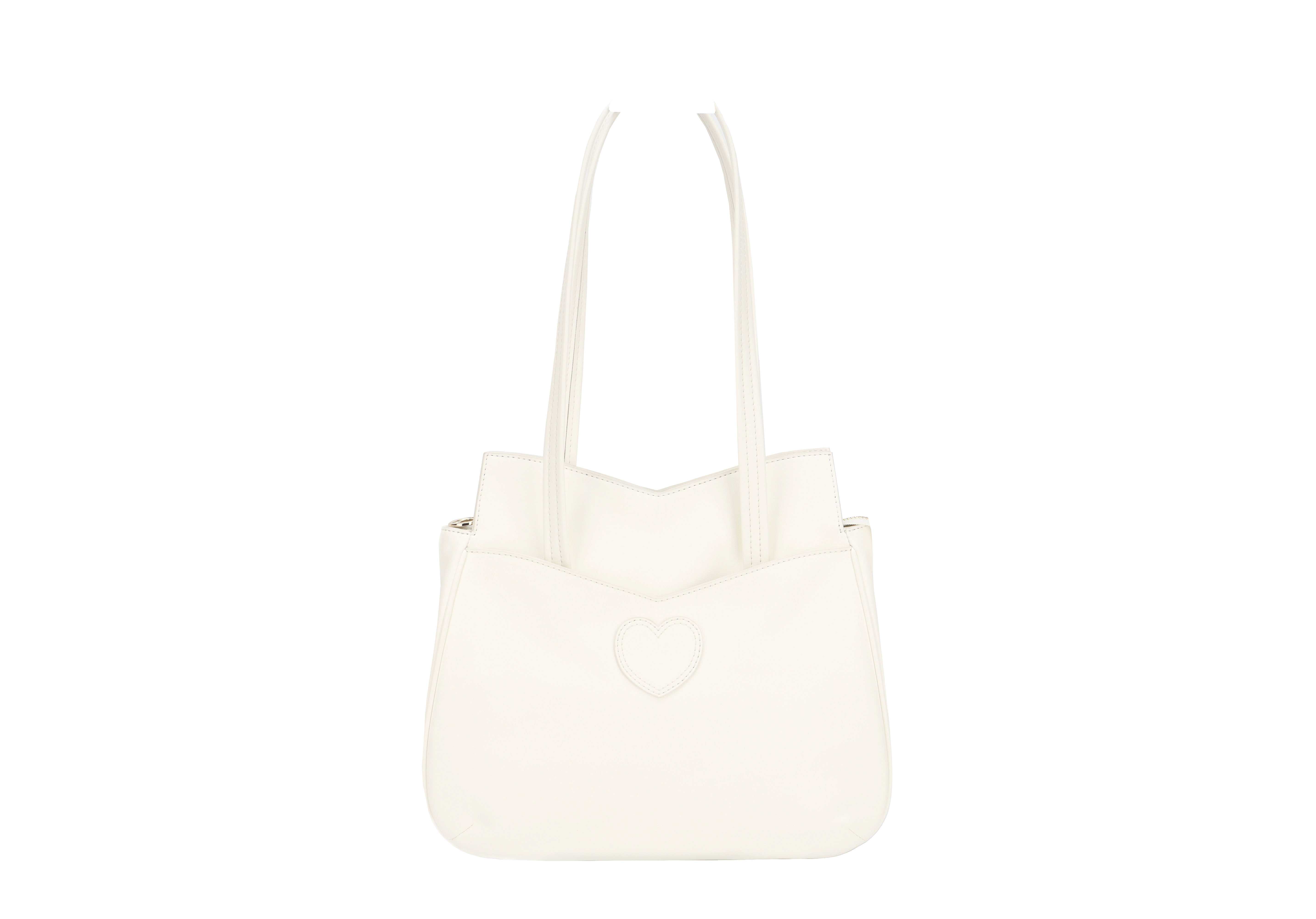 WHITE【beautifulpeople】busket bag S Monogramme Small Leather WHITE【beautifulpeople】busket bag S Monogramme Small Leather